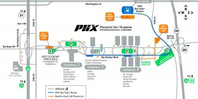 Phoenix Uluslararası Havaalanı Haritayı göster