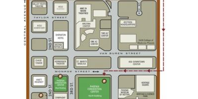 Phoenix Kongre Merkezi harita