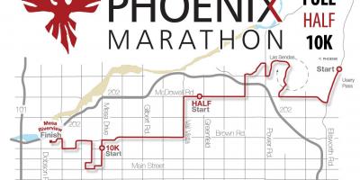 Phoenix maraton haritası