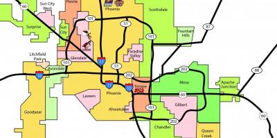 Phoenix metro area göster