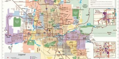 Phoenix otobüs güzergahları harita