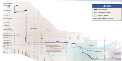 Phoenix toplu taşıma haritası