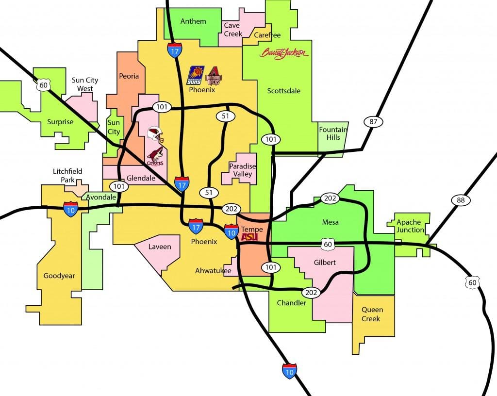 Phoenix metro area göster