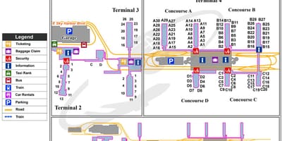 Sky harbor airport terminal göster